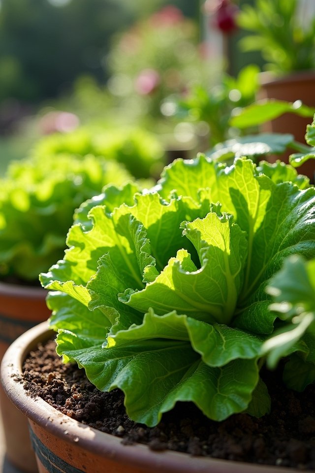grow lettuce on balcony