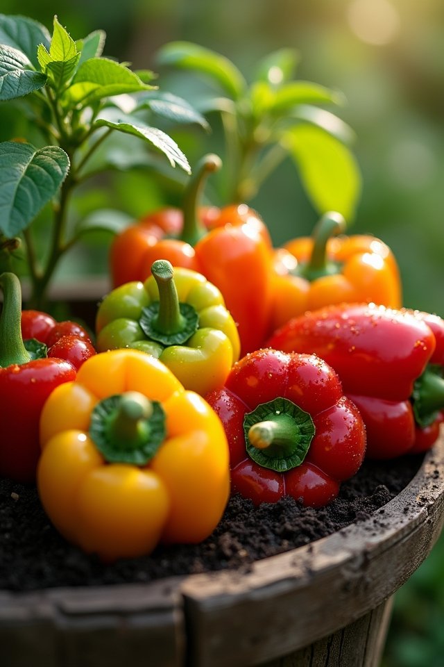 grow peppers in containers
