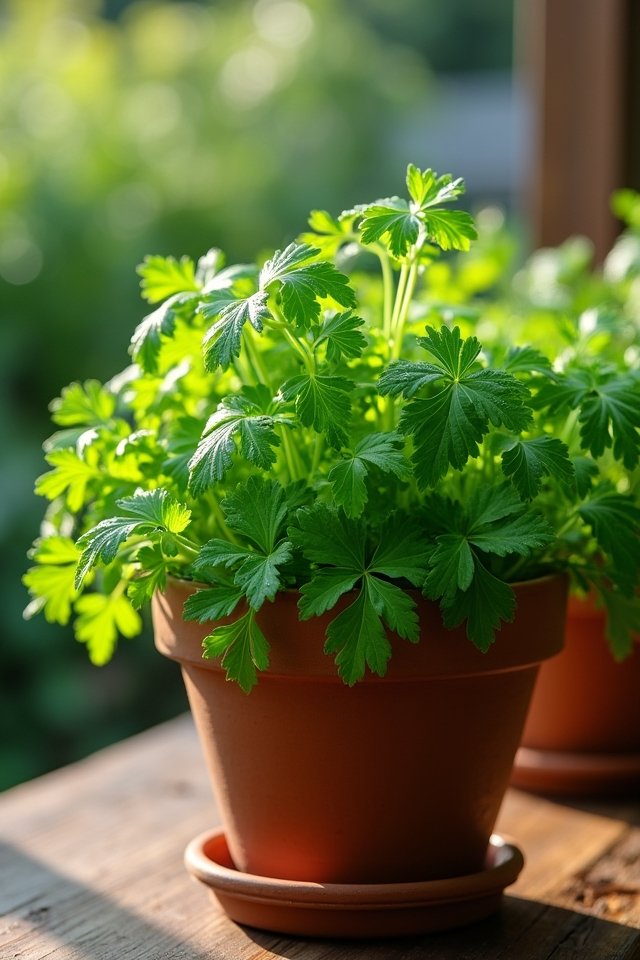 grow vibrant healthy parsley