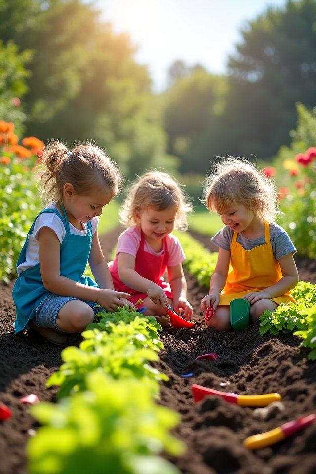 hands on gardening fosters learning