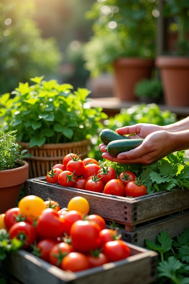 harvest at peak ripeness