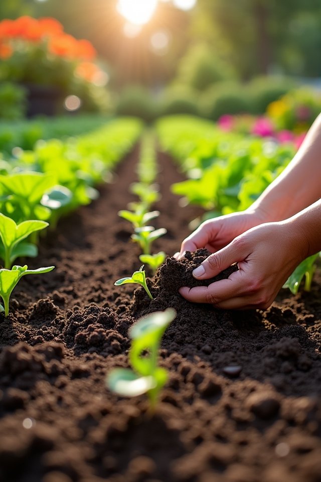 healthy soil for gardening