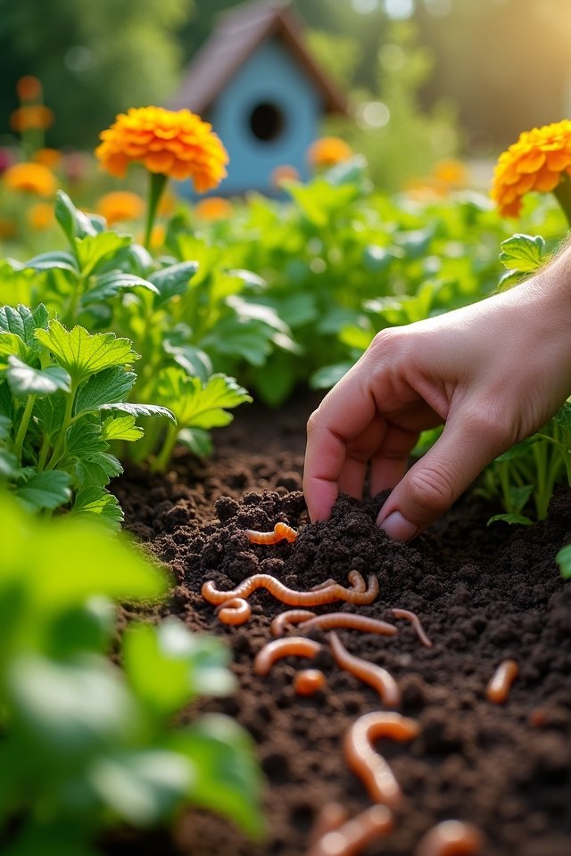 healthy soil nourishes plants