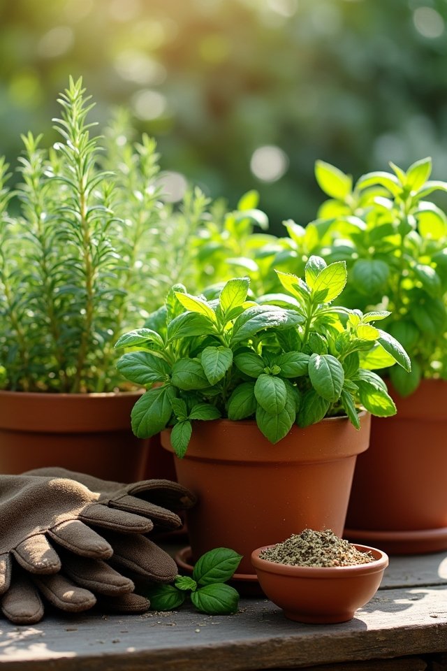 herb care and harvesting techniques