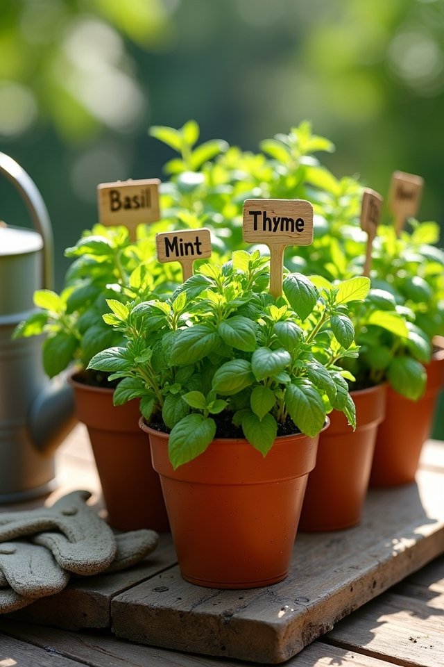 herb selection for container gardening