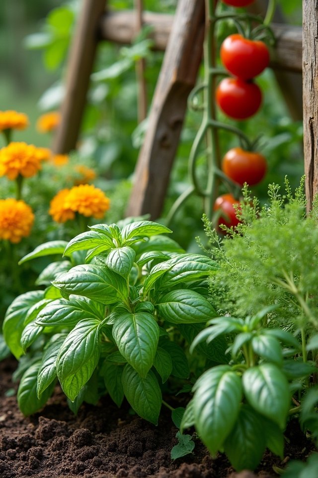 herbs boost vegetable growth