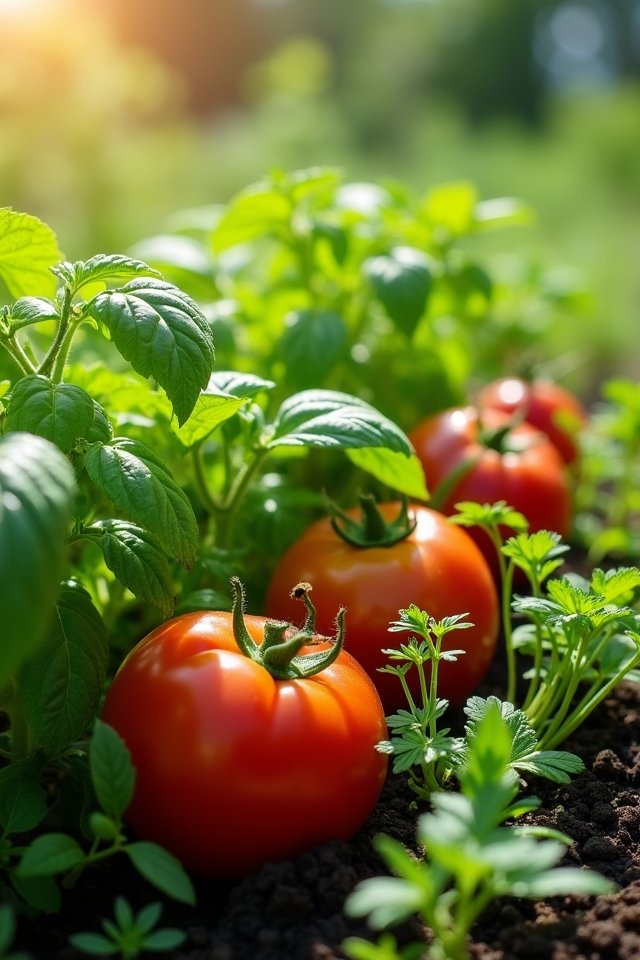 herbs enhance vegetable growth