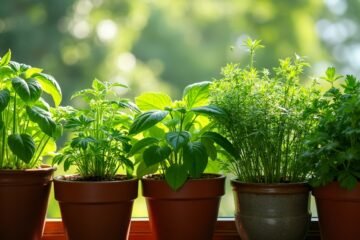 herbs for shady containers