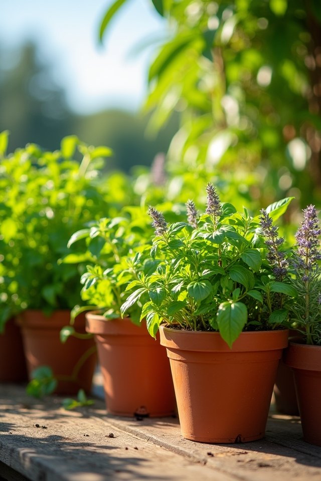 herbs need ample sunlight
