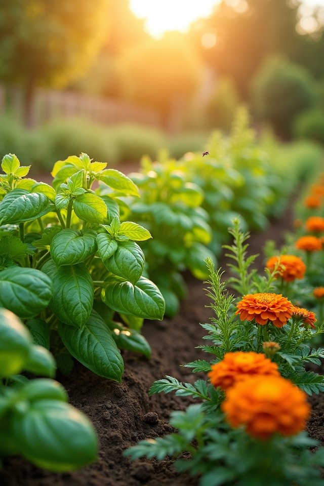 herbs repel garden pests