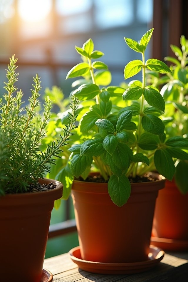 herbs thrive in sunlight
