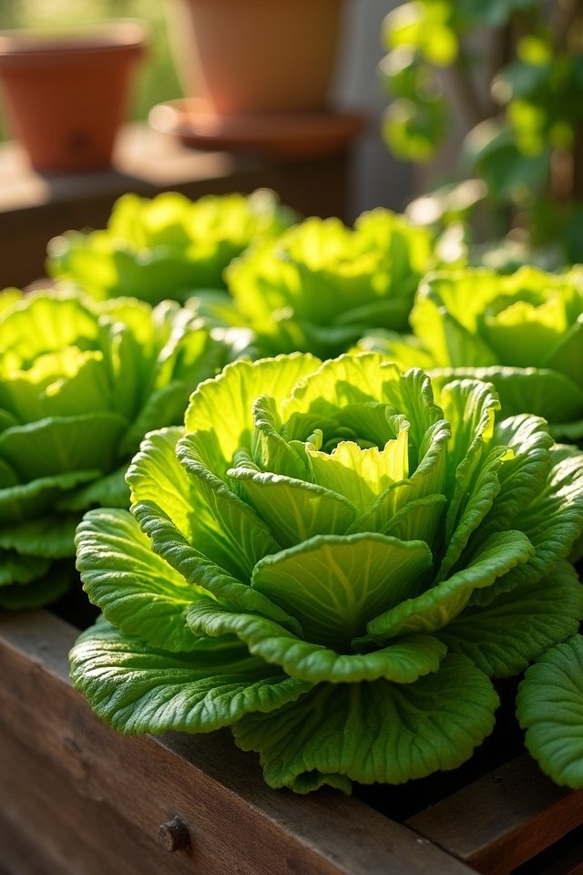 homegrown lettuce salad joy