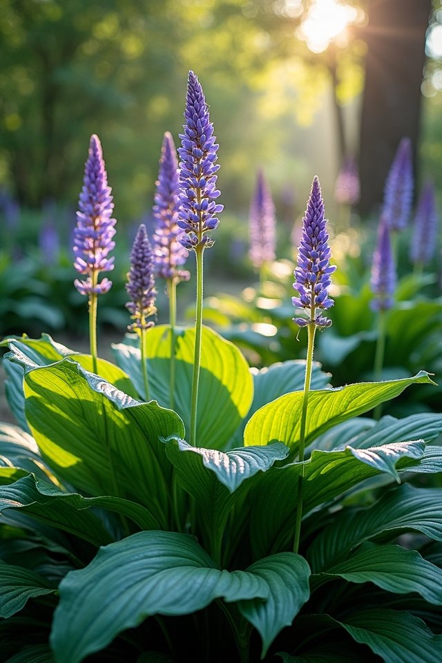 hostas enhance shade gardens