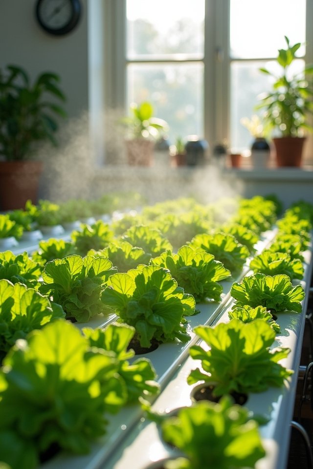 hydroponics saves water efficiently