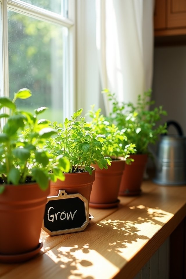 ideal indoor herb location