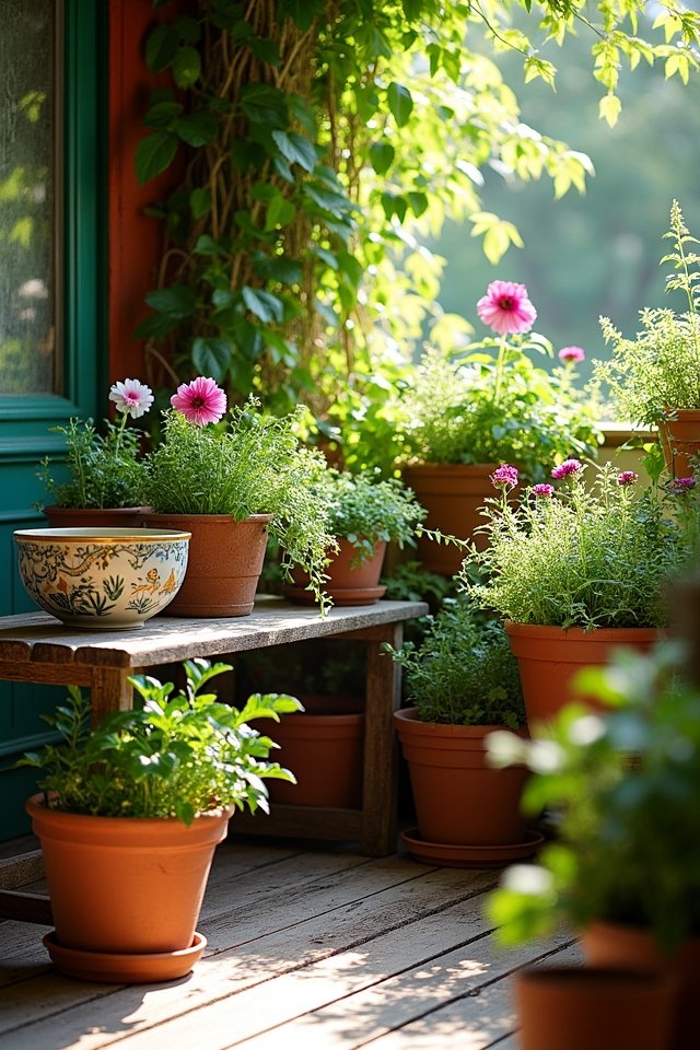 imaginative container garden arrangements