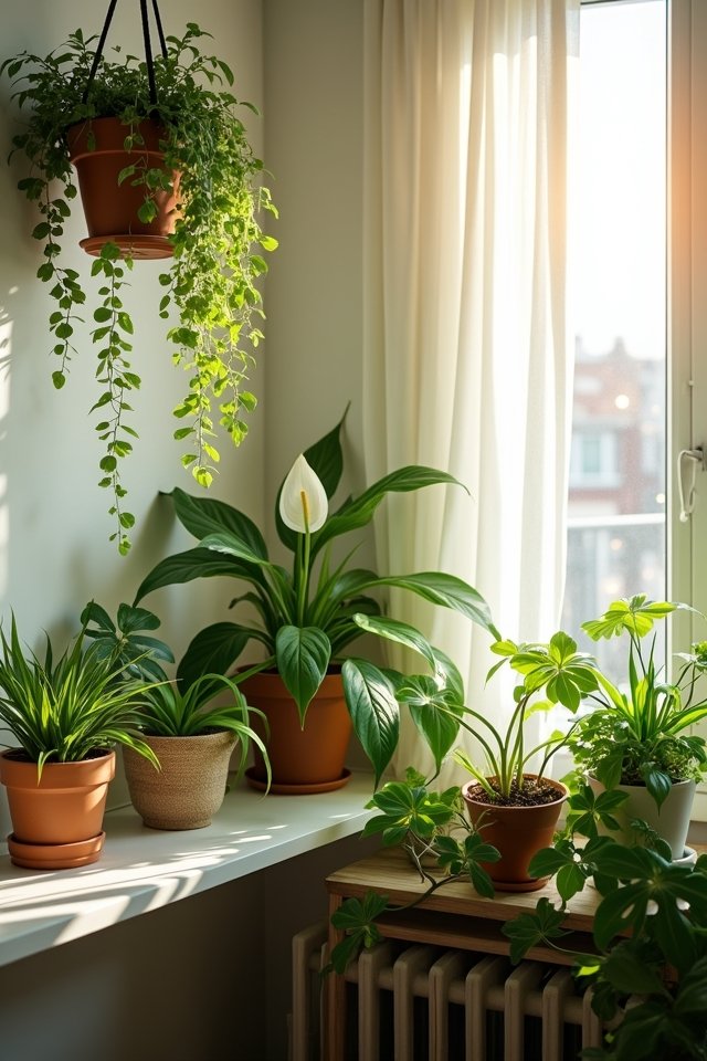 indoor plants improve air quality