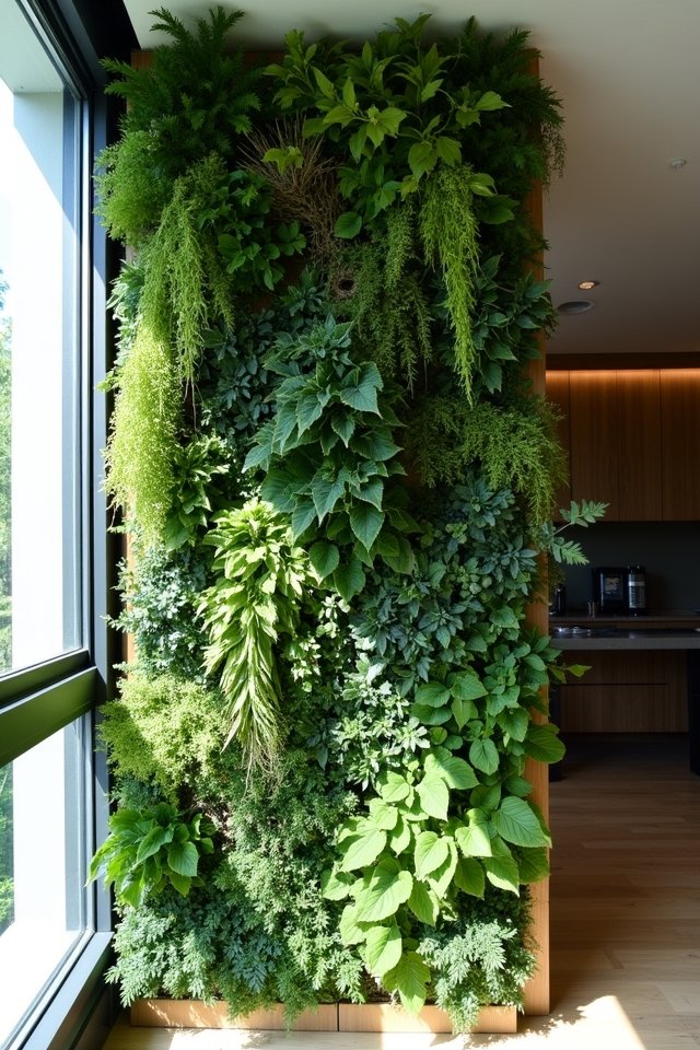 indoor vertical garden oasis