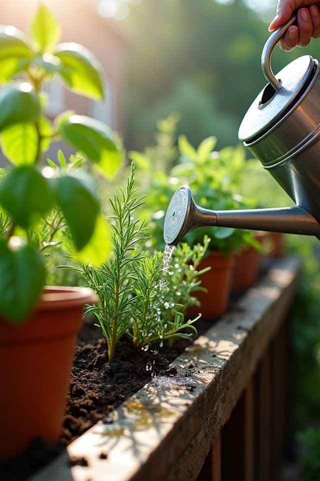 innovative container garden watering