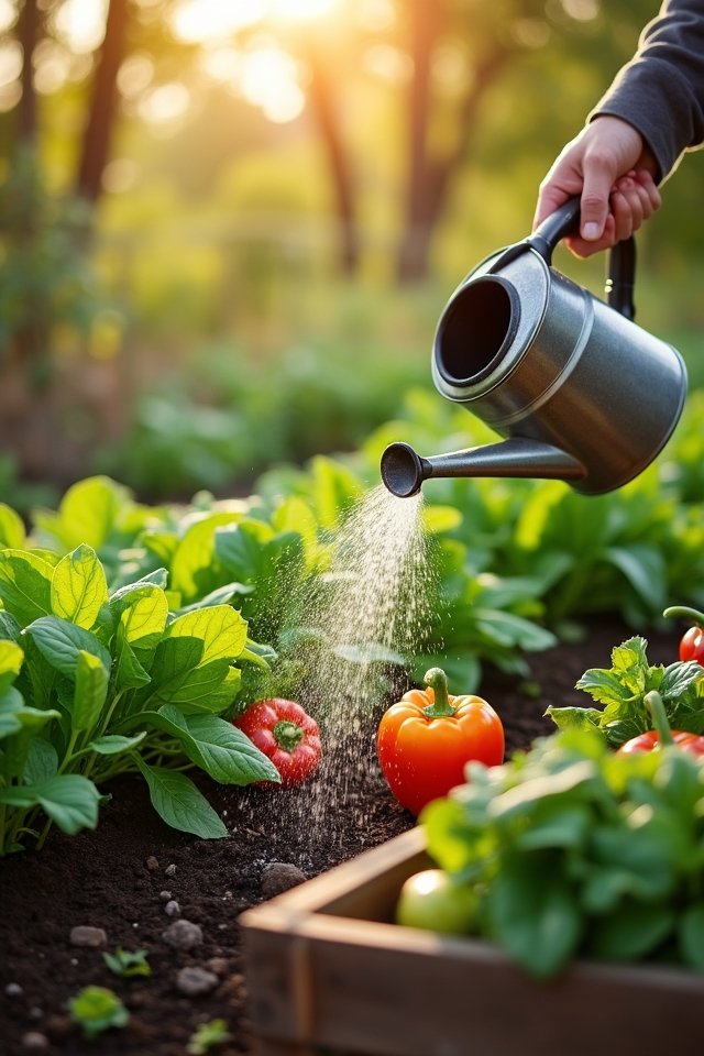 innovative vegetable watering techniques