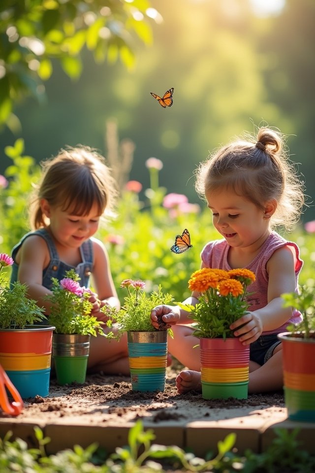 kid friendly colorful plants