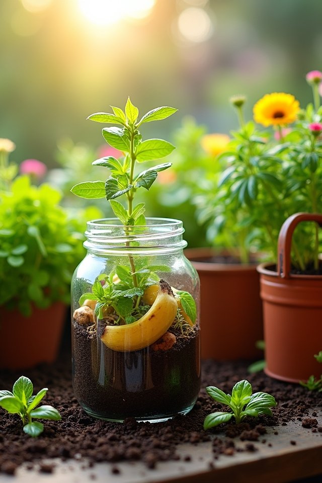 kitchen scraps become soil