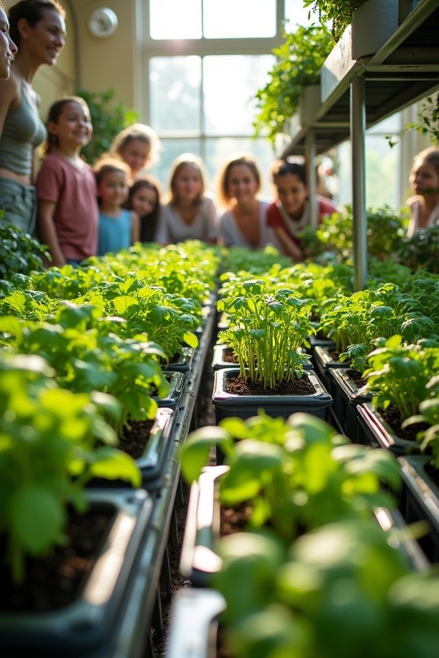 learning through hydroponic gardening
