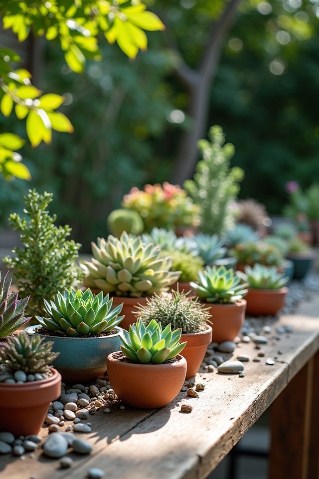 low maintenance succulent arrangements