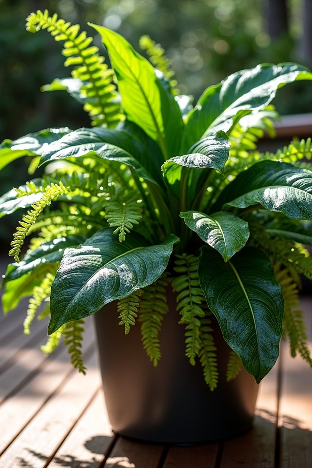 lush foliage for containers