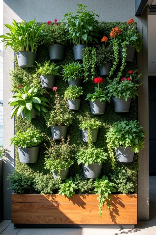 lush green living walls