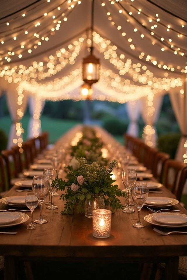 magical twinkling light canopy