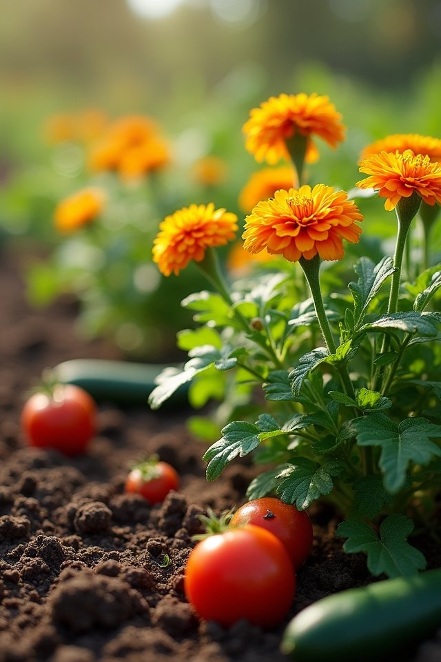 marigolds enhance gardens naturally