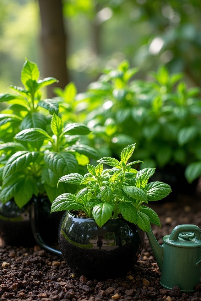 master watering for herbs