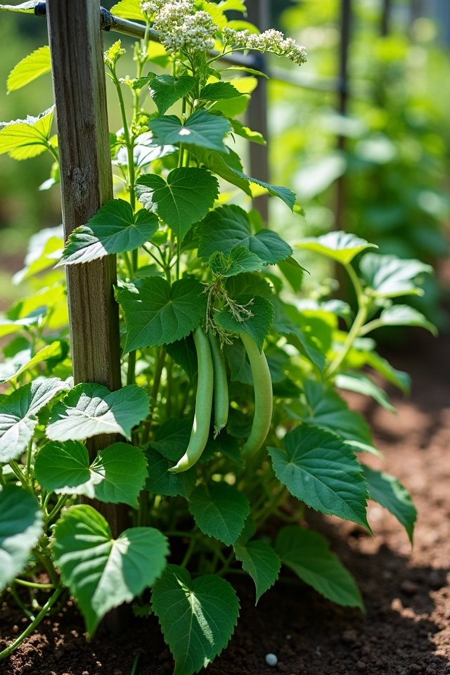 maximize bush bean growth