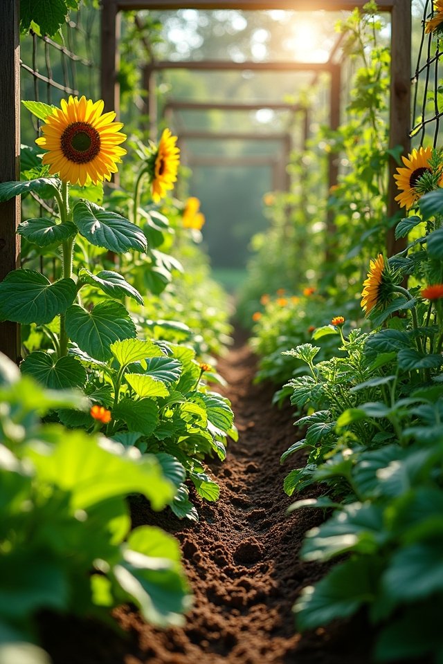 maximize garden space creatively
