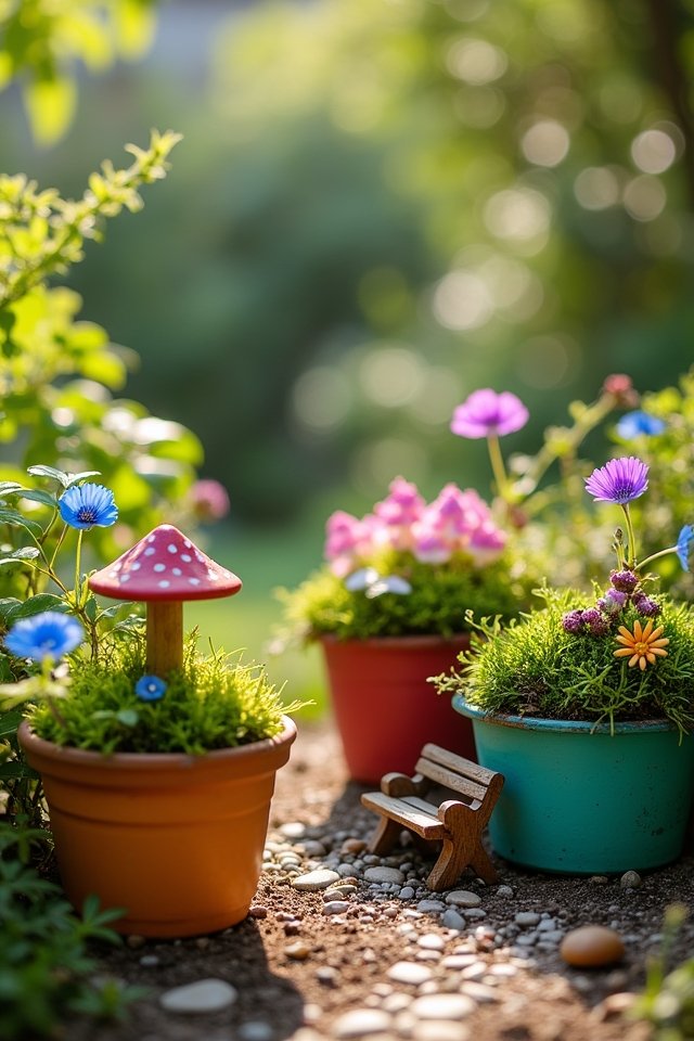 miniature fairy garden creation