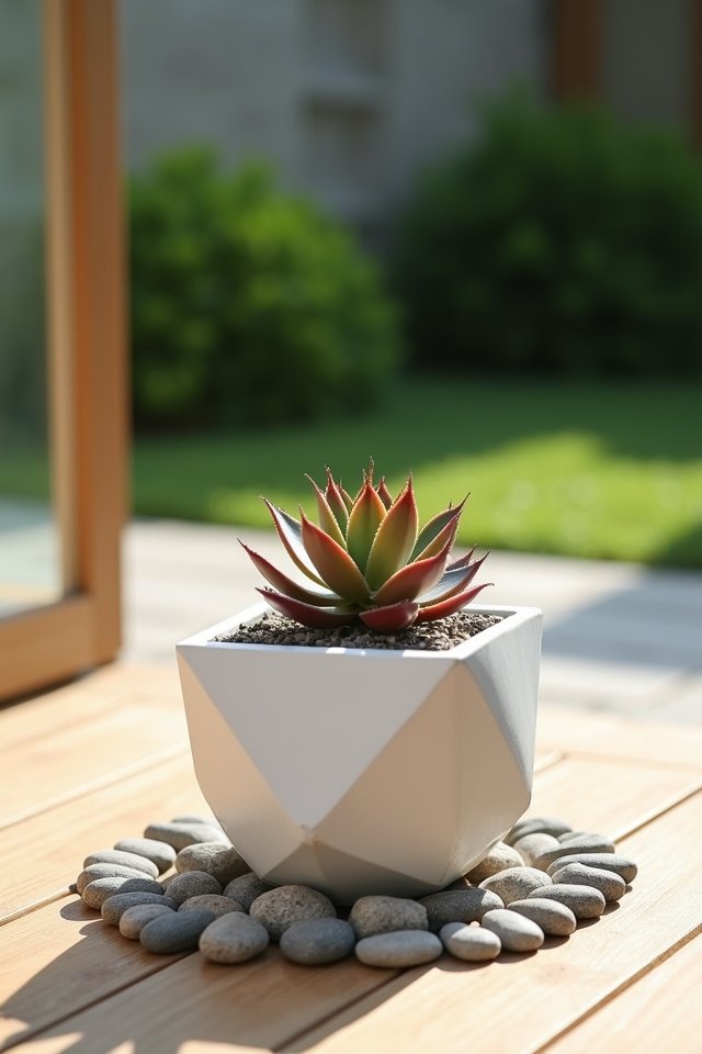minimalist patio container designs