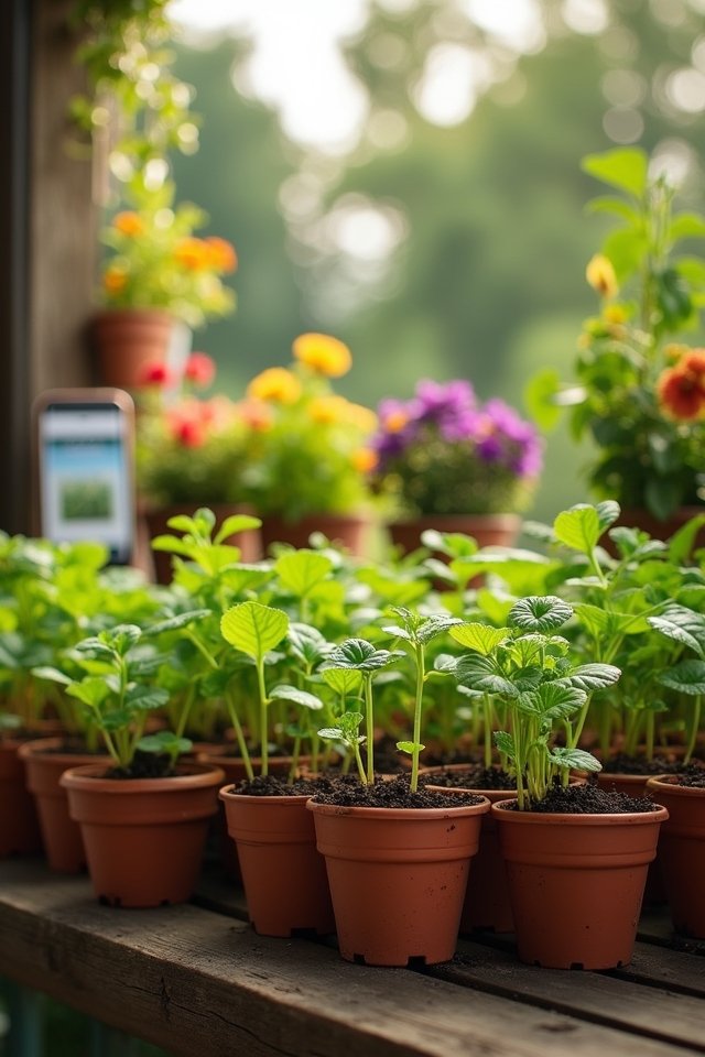 monitor plants for pests