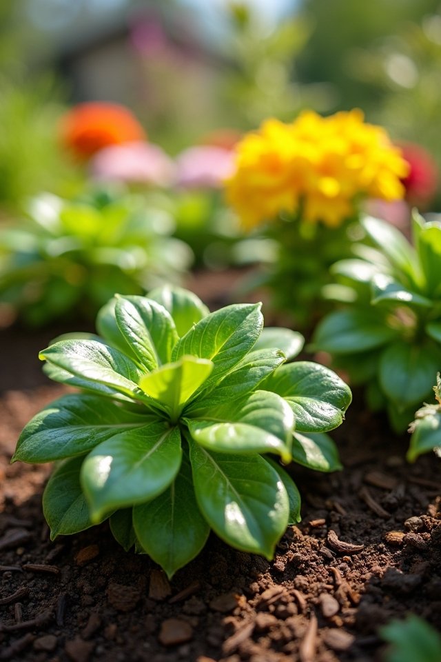 mulch enhances garden moisture
