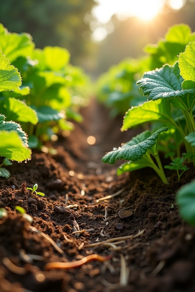 mulch enhances garden vitality