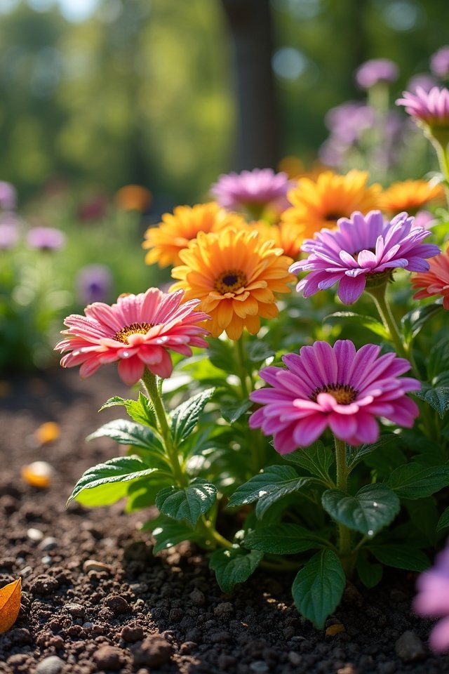 mulch enhances moisture retention