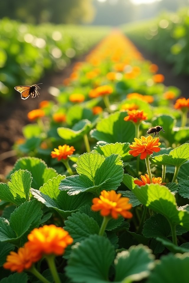 nasturtiums attract beneficial insects