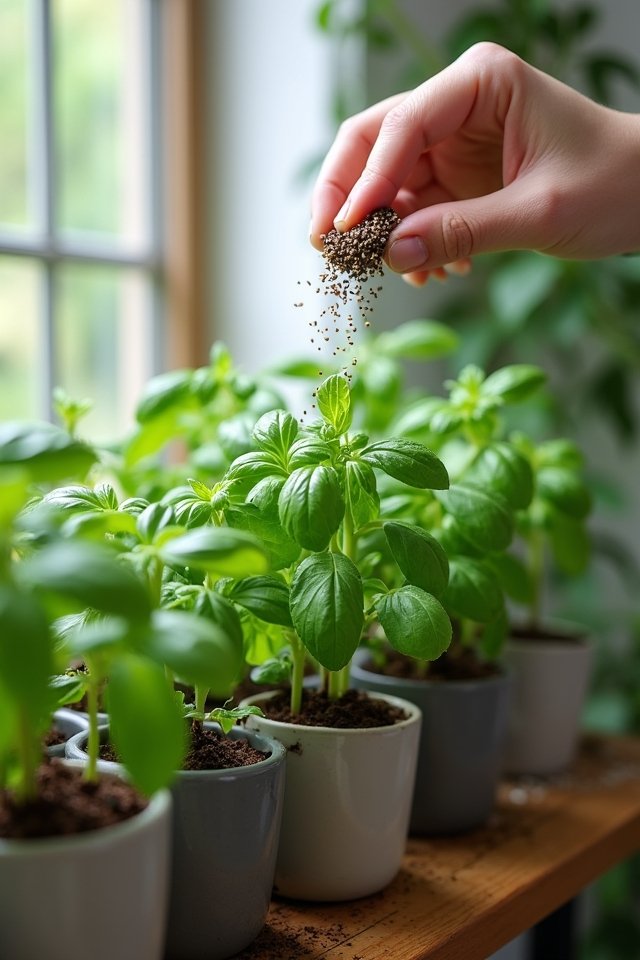 nourish herbs for growth