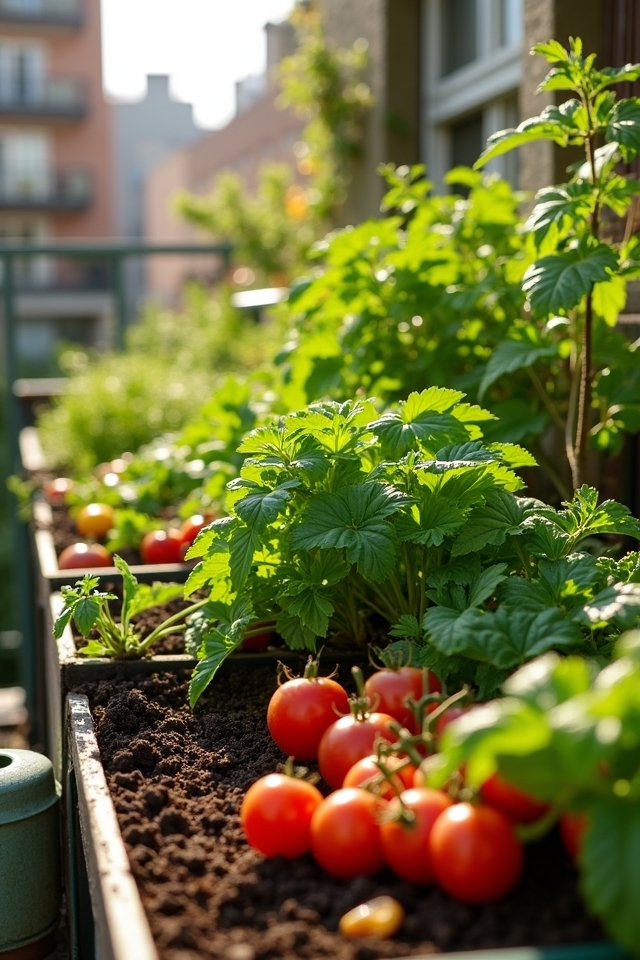 nourish plants with fertilizers
