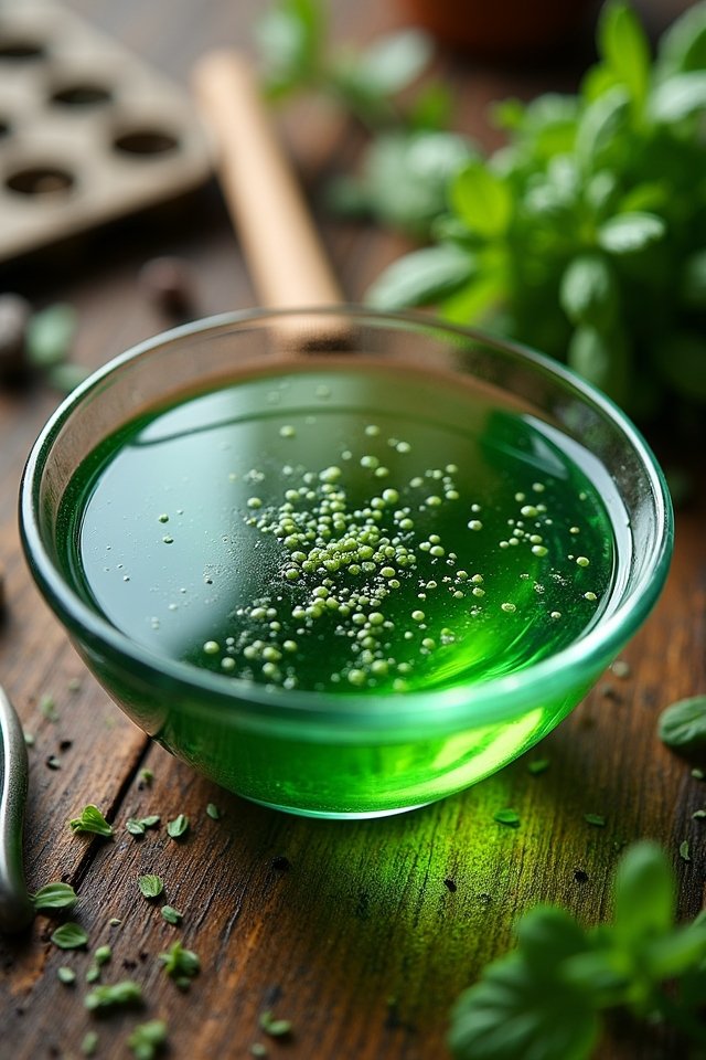 nutrient solution and seeds