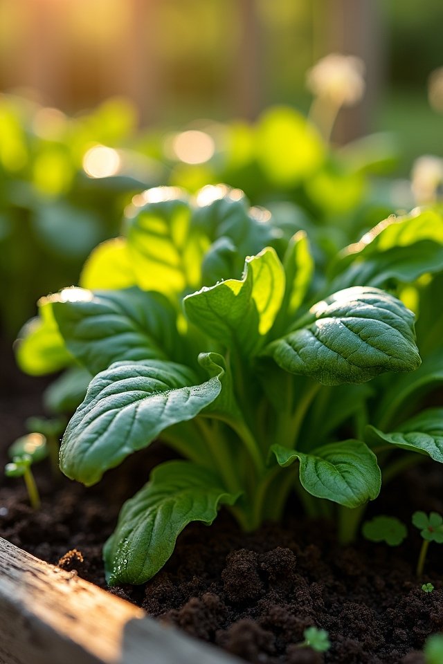 nutritious garden superhero spinach