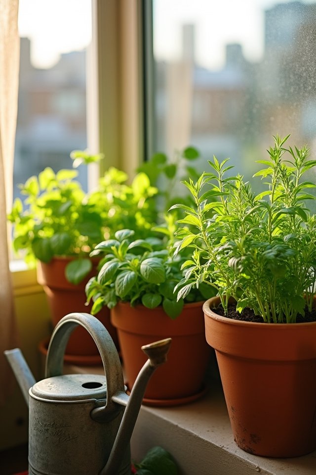 optimal light and watering