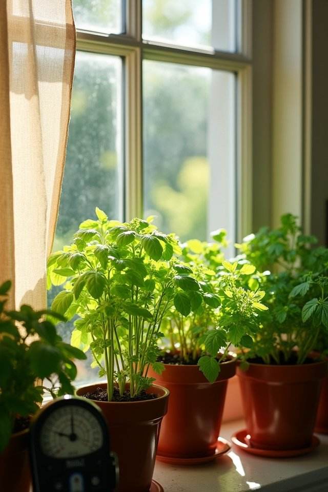 optimal sunlight and lighting