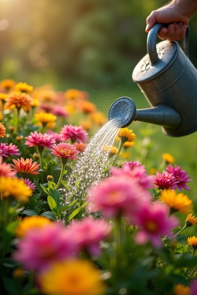 optimal watering for blooms