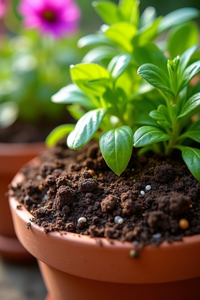 organic container gardening success